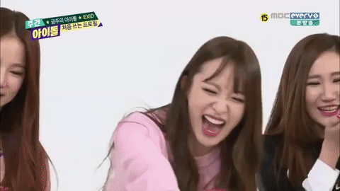 K-Pop Laughing GIF