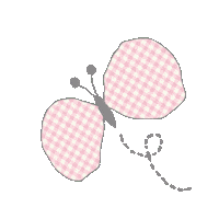 Pink Butterfly Sticker