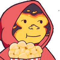 Pop Corn Sticker