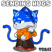 Happy I Love You Sticker by Toshithecat