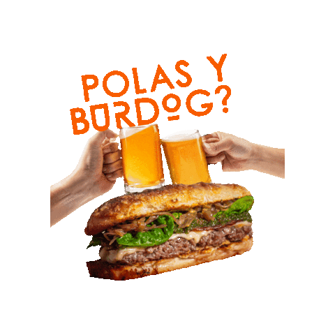 Burdog giphyupload amigos plan hamburguesa Sticker