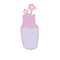 Illustration Flower Sticker