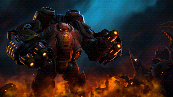 heroes of the storm fire GIF by Blizzard Entertainment