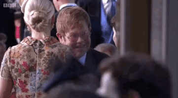 elton john royalwedding GIF by BBC