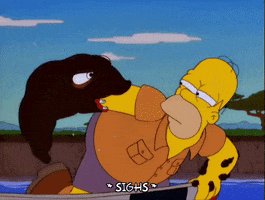 tired homer simpson GIF