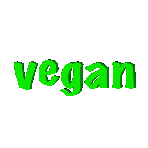 Vegan Lettering Sticker