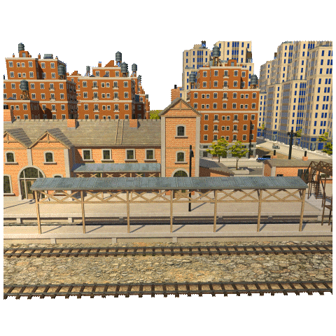 Southern Pacific Train Sticker by Pixel Federation