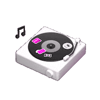 Pink Sing Sticker by ohseven