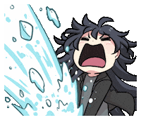Snow Spew Sticker by Jin