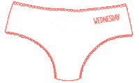 Wednesday Panties Sticker by Waltermedia