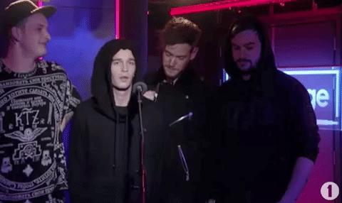 the 1975 live lounge GIF by BBC Radio 1