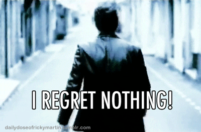 Ricky Martin I Regret Nothing GIF