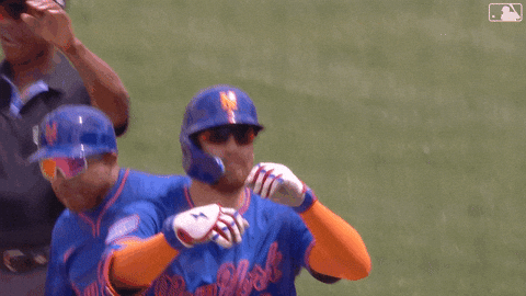 Brandon Nimmo Celebration GIF by New York Mets