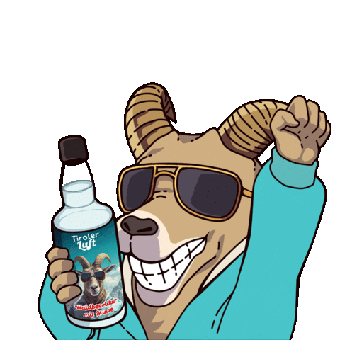 tirolerluft giphyupload party tirol trinken Sticker