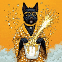 Day Off Popcorn GIF by Terry Toto
