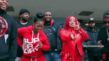 cardi b red barz GIF by Worldstar Hip Hop