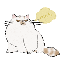 Meh Cat Sticker