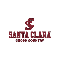 Scu Cross Country Sticker by Santa Clara Broncos