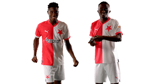 Football Celebrating Sticker by SK Slavia Praha