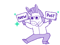 New Post Sticker by nodeflux