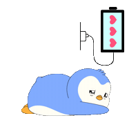 Tired Good Night Sticker by Pudgy Penguins