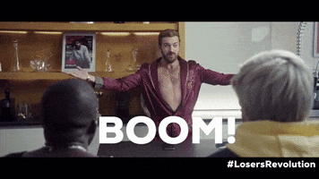 Excited Comedy GIF by Losers Revolution