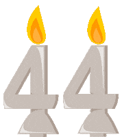 Birthday Flickering Sticker