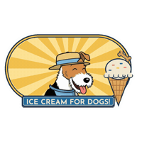 Ice Cream Dog Sticker