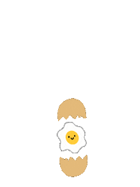 bubblecatt kawaii egg eggy bubble cat Sticker