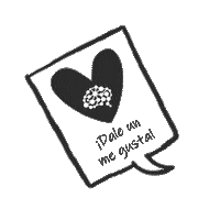 Corazon Me Gusta Sticker by María Martín Gregorio