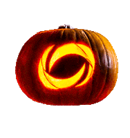 Halloween Pumpkin Sticker by Vibes Art