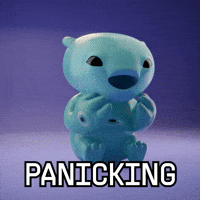 playsomo panicking slimer somo GIF