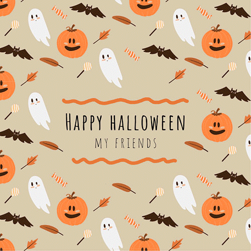 Spooky Halloween  Halloween digital art Halloween design Halloween gif