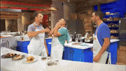 abcnetwork food family high five competition GIF