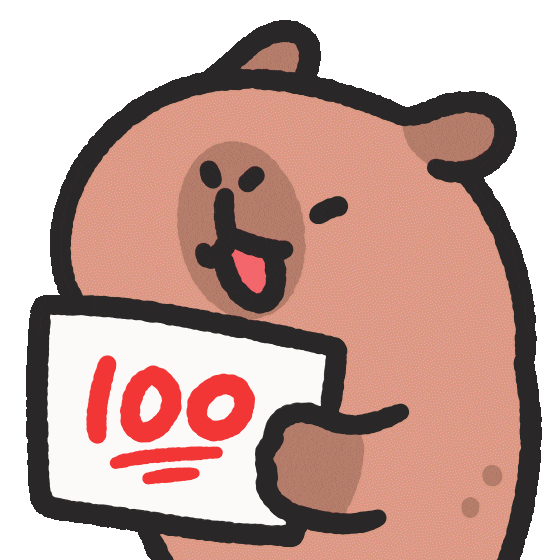 Capybara Sticker by sansanplanet