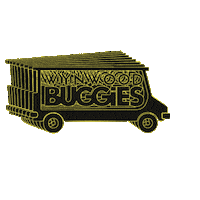 WynwoodBuggies miami tour wynwood grafiti Sticker