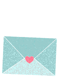 Happy Love Letter Sticker by Oatbedient