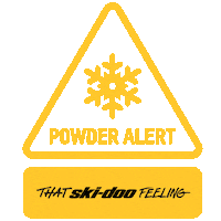 Snow Powder Sticker by Ski-Doo