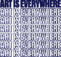Arts Is Everywhere Sticker by TMBTP STORE