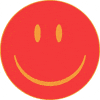 smiley face rainbow GIF
