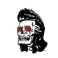 bednightstoriesconsulting skull tacos tequila vegas Sticker