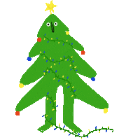 Christmas Tree Sticker by ed_illustrates
