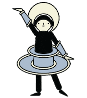 Bauhaus Sticker by Mr. Moore