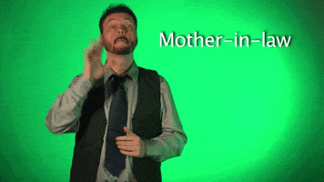 Sign Language Mother In Law GIF by Sign with Robert