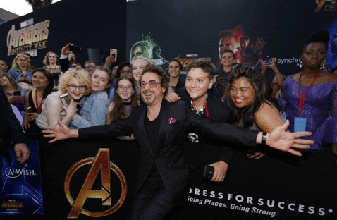 robert downey jr avenger iron man GIF