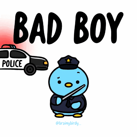 brainybirdy bird boy oh no bad GIF