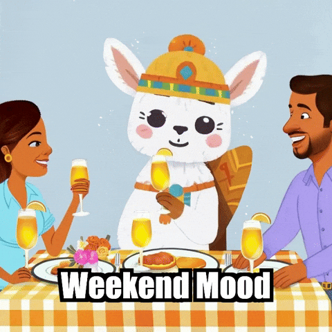 Friends Weekend GIF by Llamaozi