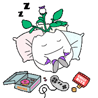 Tired Good Night Sticker by Magic Eden