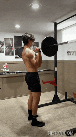 BamBamDoubleBB giphyupload overhead press barbell press GIF