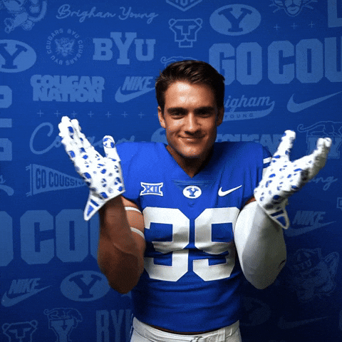 College Football Go Cougs GIF by BYU Cougars